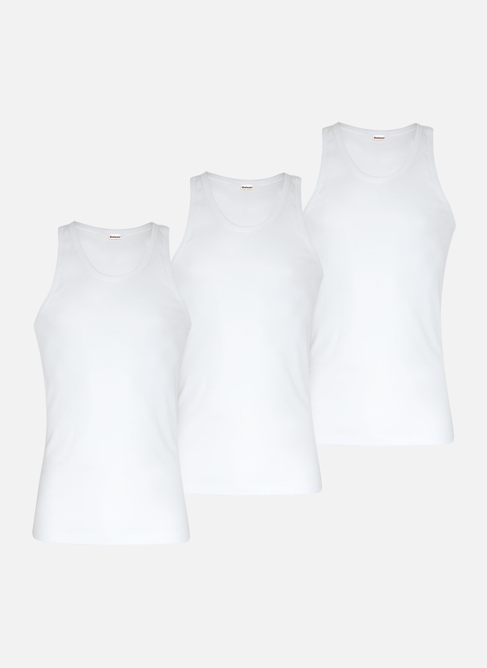 Débardeurs CLASSIQUES X3 homme blanc Eminence Débardeurs CLASSIQUES X3 homme blanc Blanc
