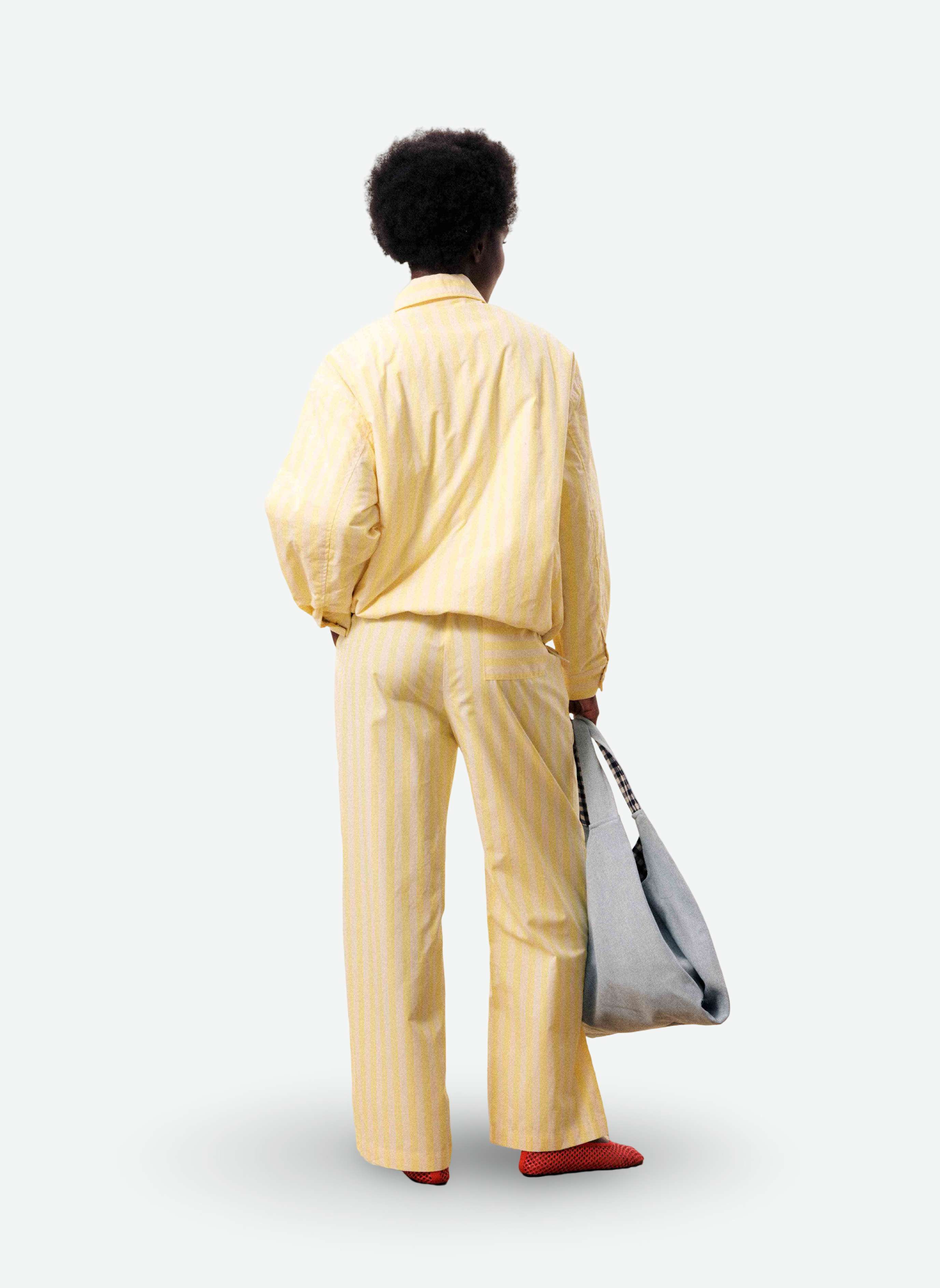 Pantalons droit MIRA femme jaune FRNCH Pantalons droit MIRA femme jaune Jaune clair