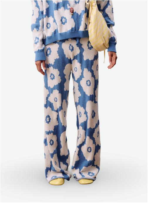 FRNCH Pantalons droit AQUAMAMA femme bleu