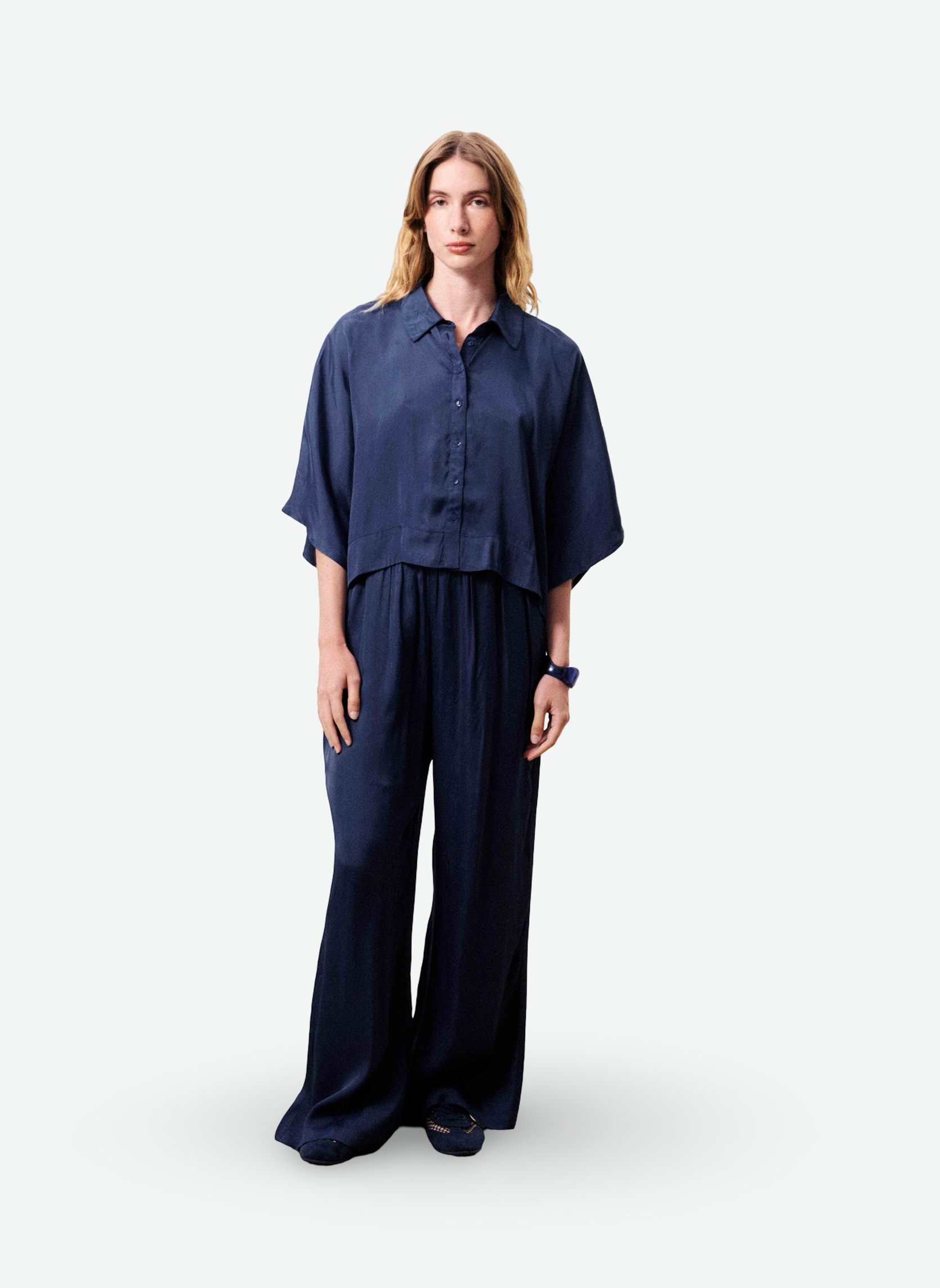 Chemises PERVENCHE femme bleu FRNCH Chemises PERVENCHE femme bleu Bleu marine