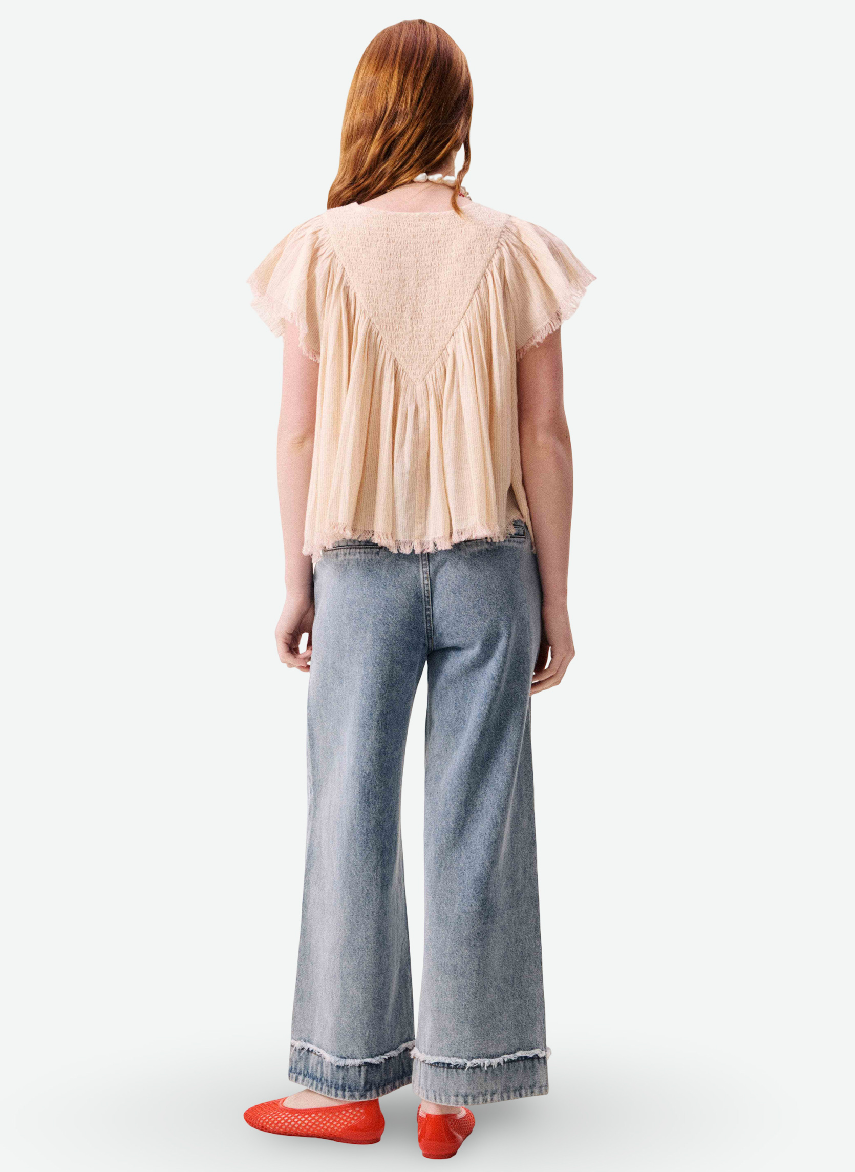 Blouses NOVAELLE femme beige FRNCH Blouses NOVAELLE femme beige Beige