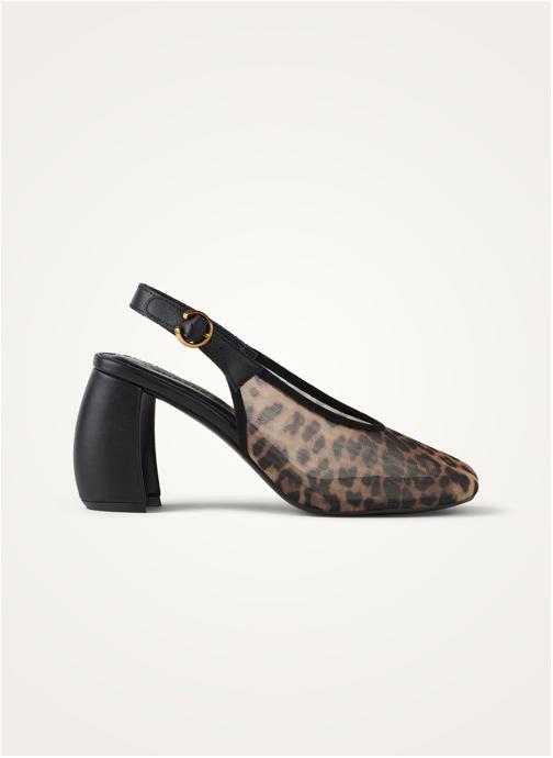Vanessa Wu Escarpins LUNA Loop femme marron
