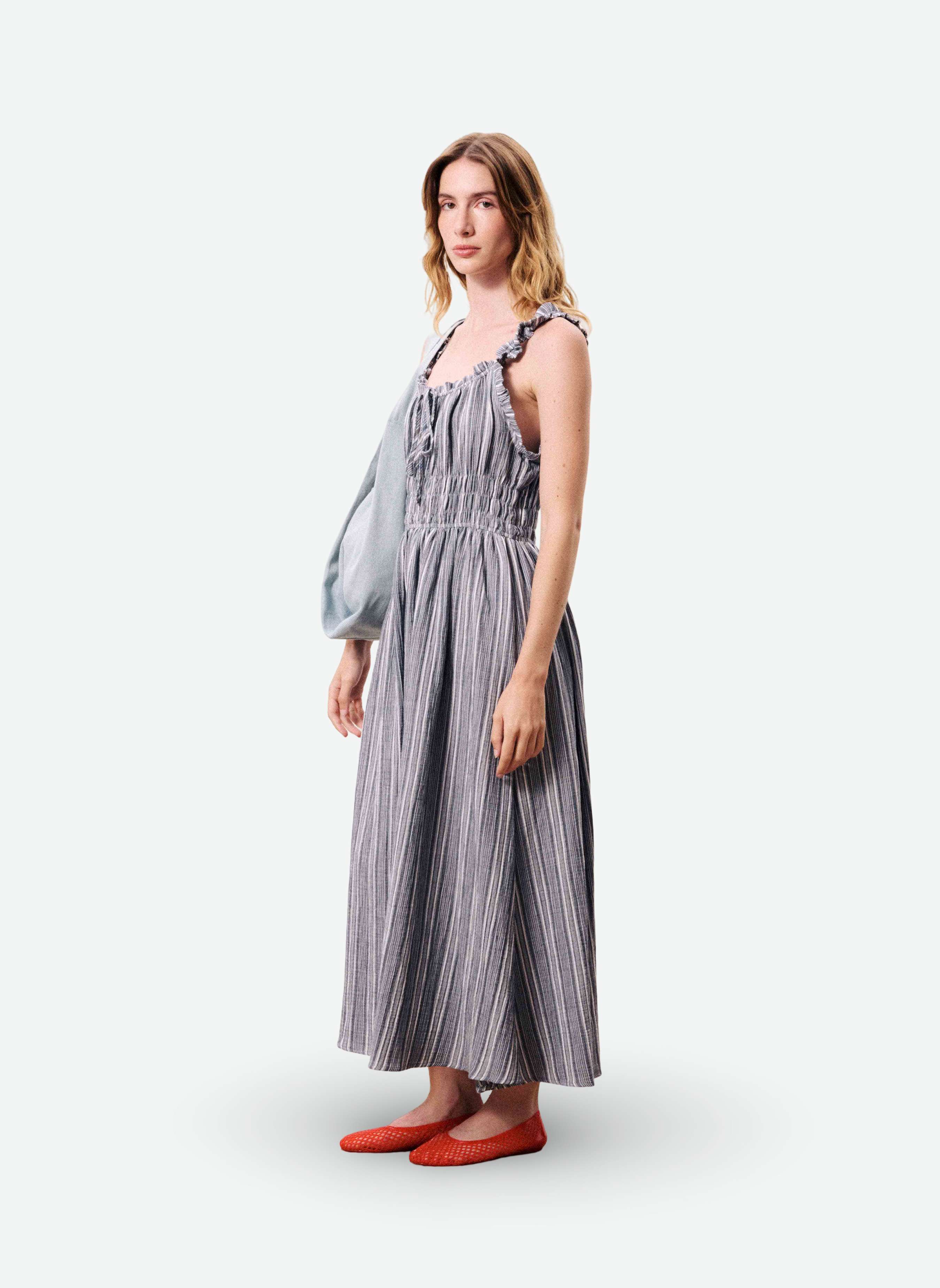 Robes OBEA femme bleu FRNCH Robes OBEA femme bleu Bleu denim
