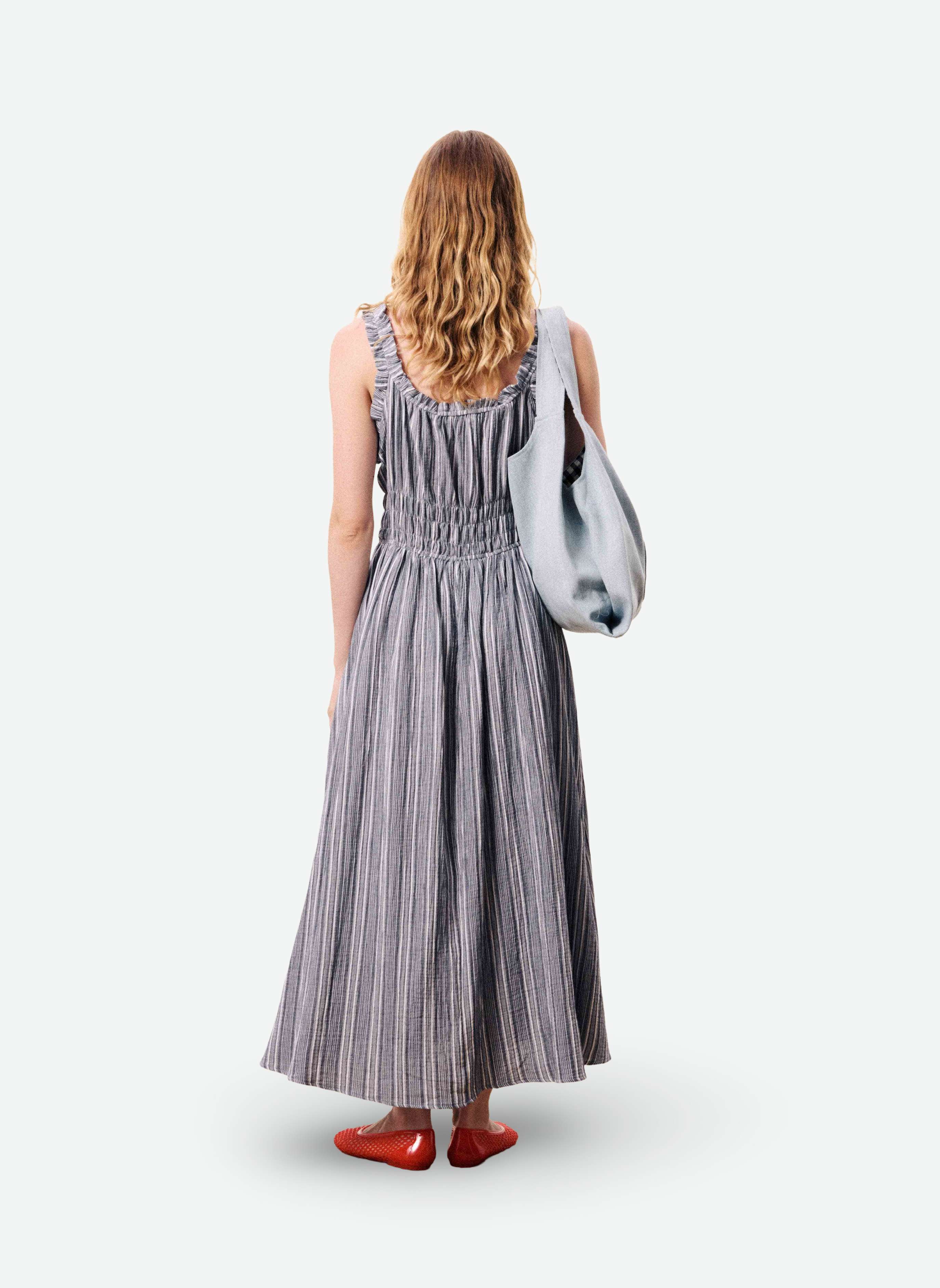 Robes OBEA femme bleu FRNCH Robes OBEA femme bleu Bleu denim