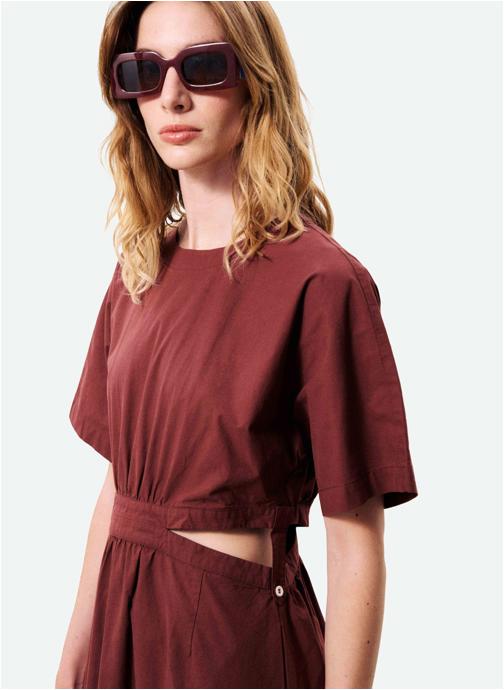FRNCH Robes MAVERA femme bordeaux