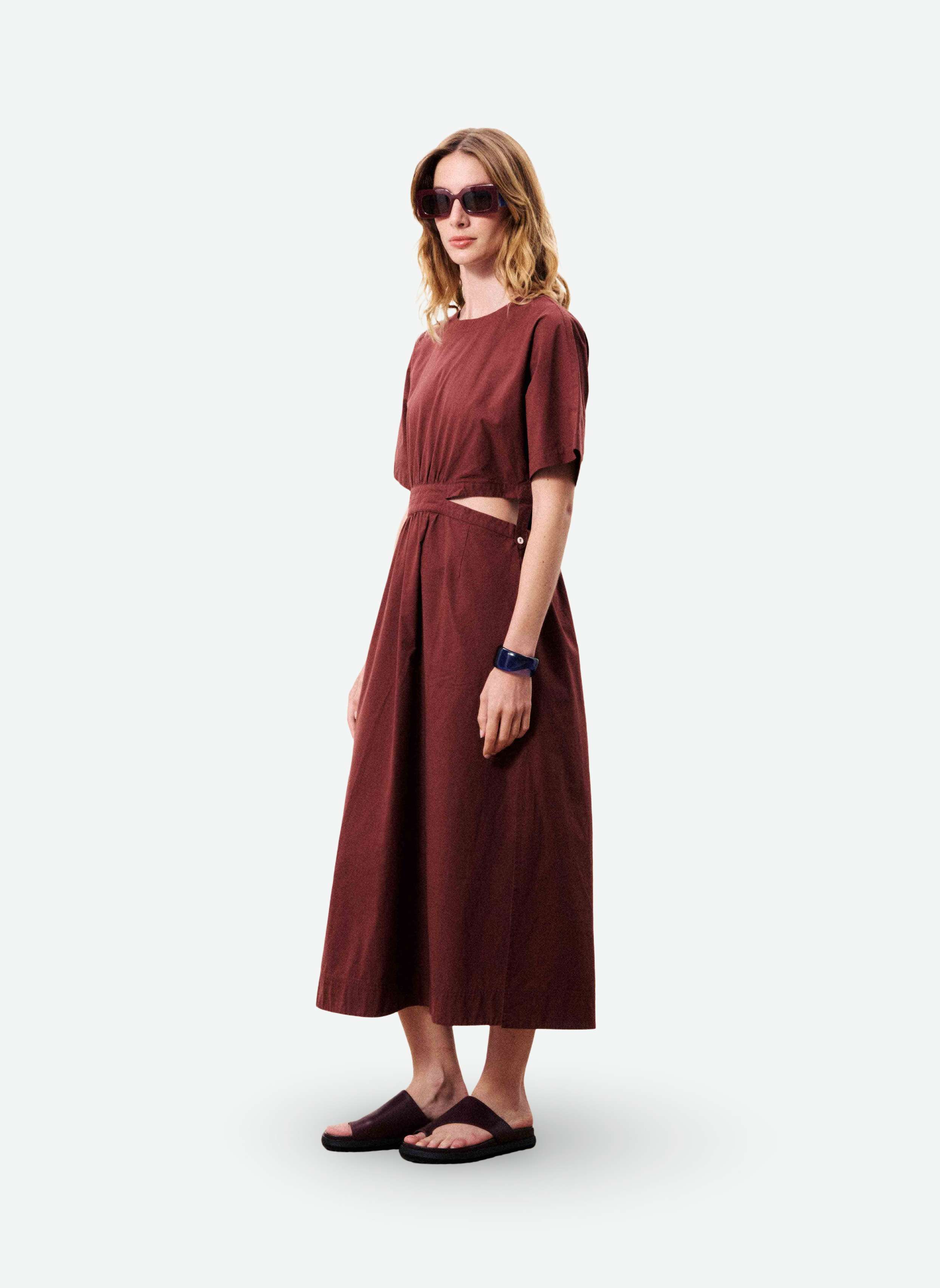 Robes MAVERA femme bordeaux FRNCH Robes MAVERA femme bordeaux Bordeaux
