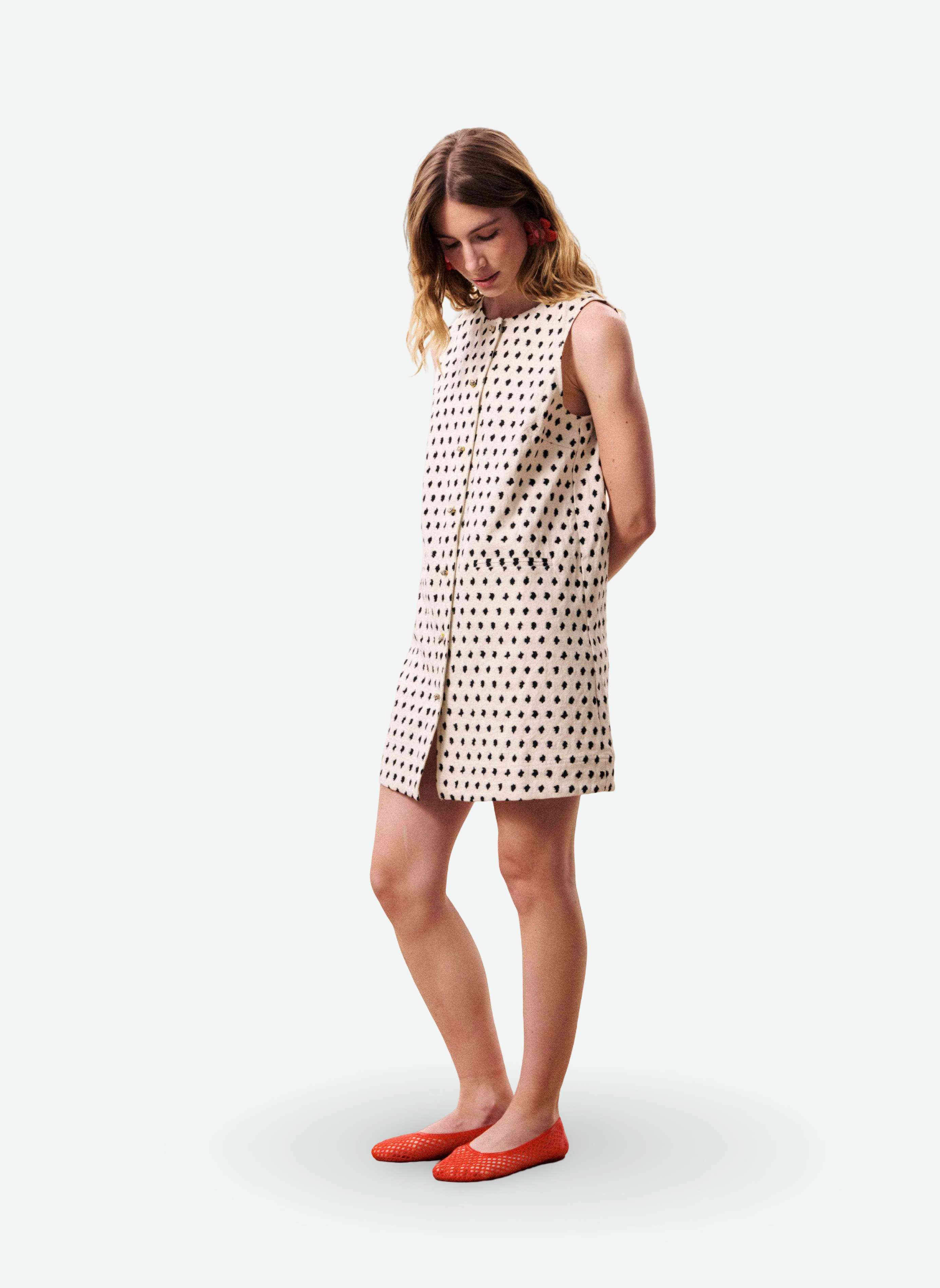 Robes TAMARINIA femme beige FRNCH Robes TAMARINIA femme beige Crème