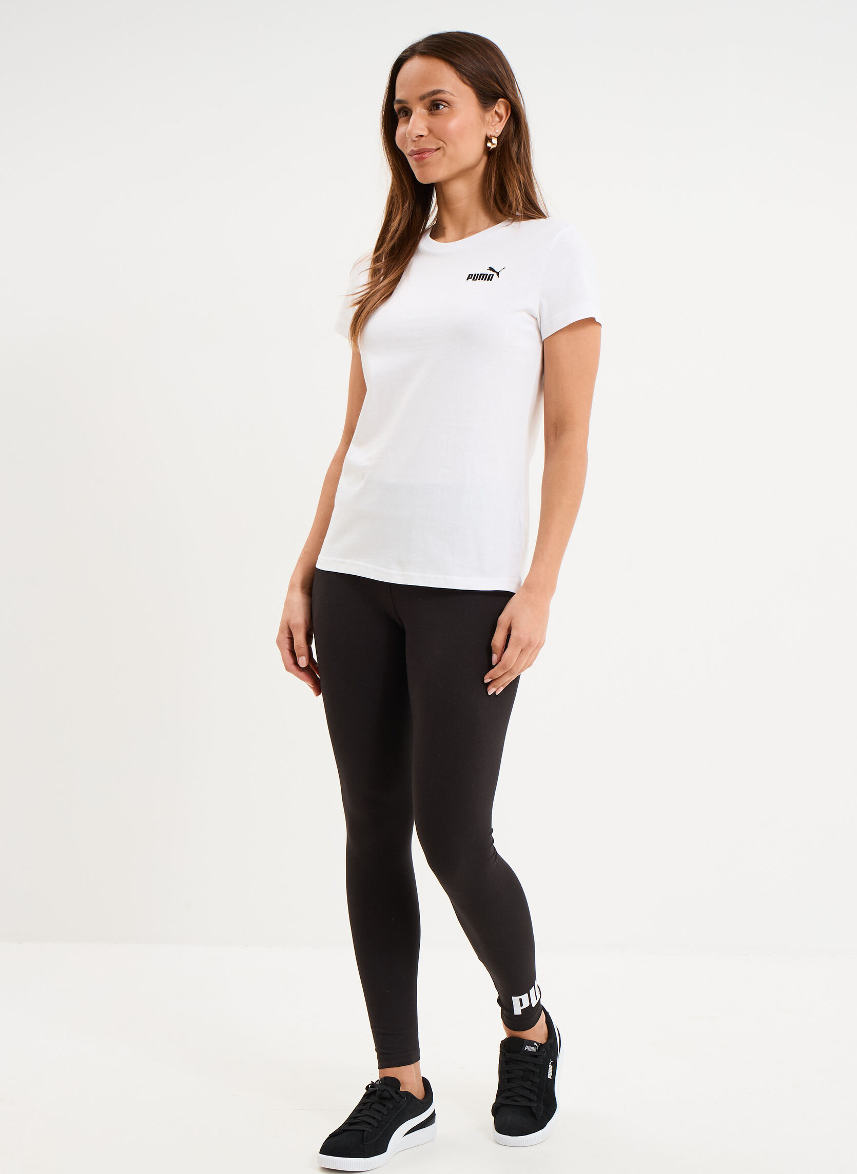 Tee-shirts T-shirt - PUMA3_ESSLOGO_68237202 femme blanc Puma Tee-shirts T-shirt - PUMA3_ESSLOGO_68237202 femme blanc Blanc