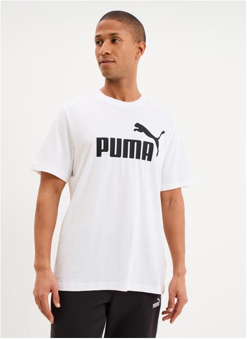 Puma Tee-shirts PUMA1_ESSLOGO_68253202 homme blanc
