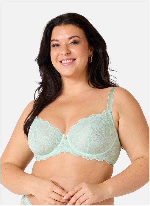 Brigitte Bardot Brassières Soutien-gorge corbeille grand maintien vert Batifolage femme vert