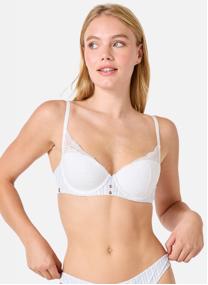 Brassières Soutien-gorge coques moulées ivoire Guinguette femme blanc Brigitte Bardot Brassières Soutien-gorge coques moulées ivoire Guinguette femme blanc Blanc