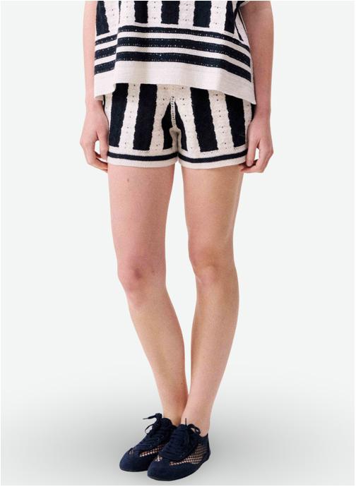 FRNCH Shorts CANNELLE femme blanc