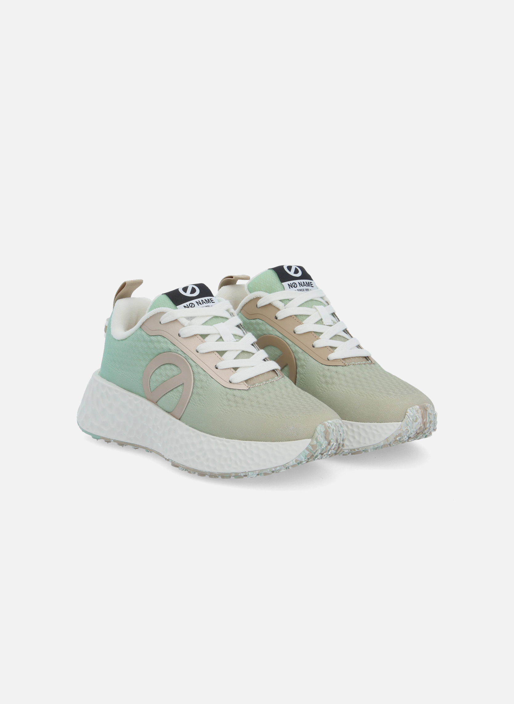 Baskets basses CARTER femme vert No Name Baskets basses CARTER femme vert Vert