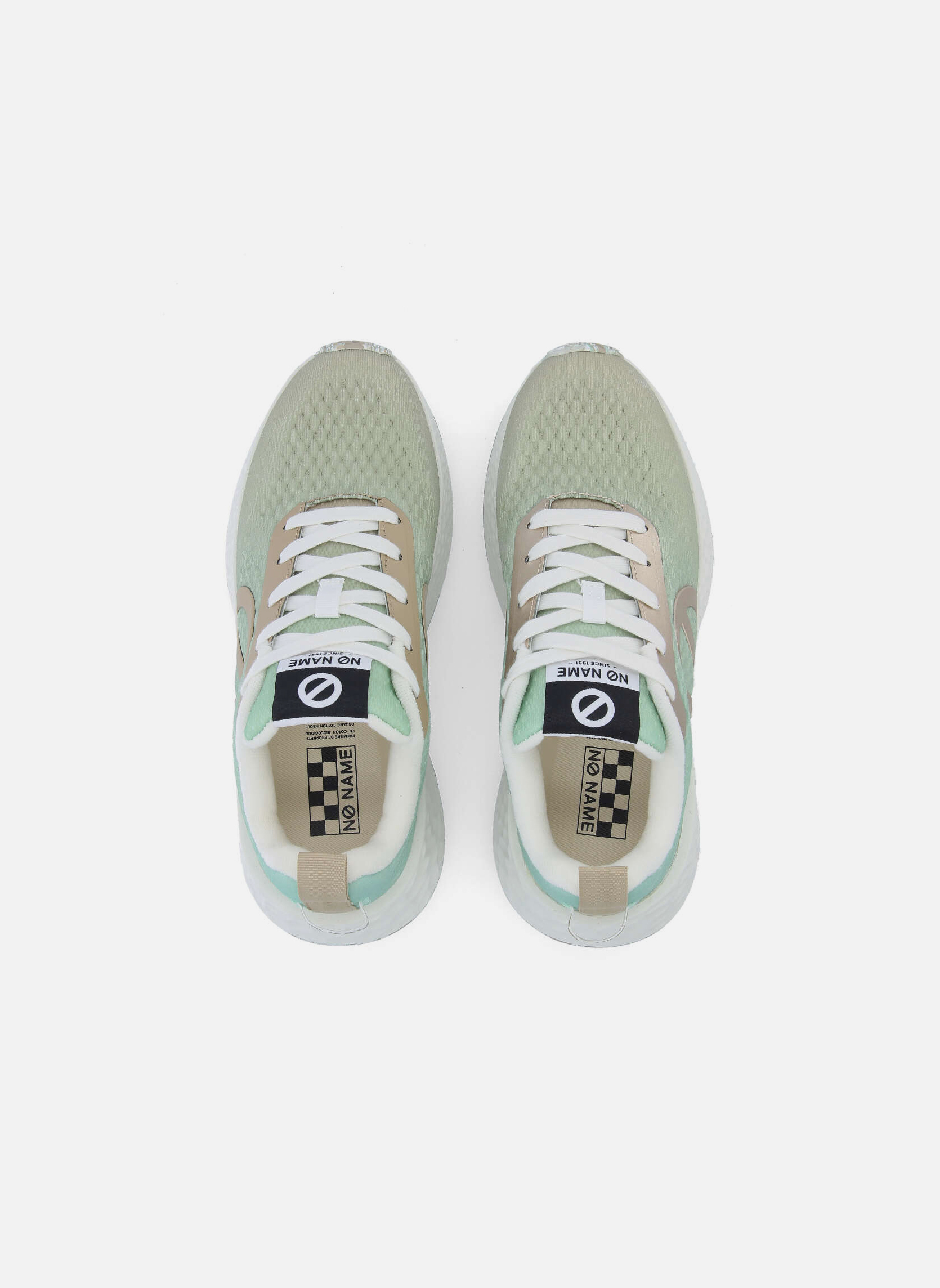 Baskets basses CARTER femme vert No Name Baskets basses CARTER femme vert Vert