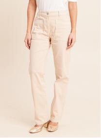 Pantalons droit PEBATLONGOF femme beige Bréal Pantalons droit PEBATLONGOF femme beige Beige