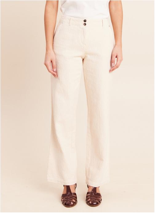 Bréal Pantalons droit PEJAQUELINE femme beige