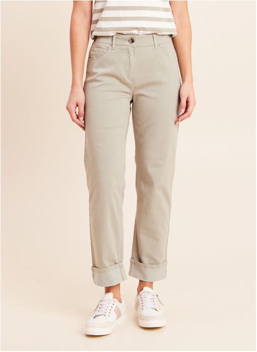 Bréal Pantalons droit PEBATREVE femme vert