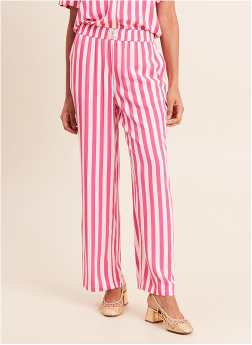 Bréal Pantalons droit PEFLOURAY femme rose