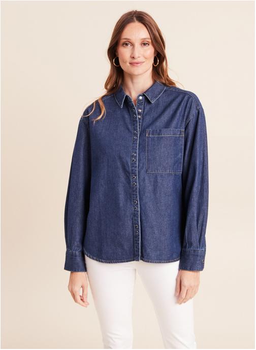 Bréal Chemises CHESTRIJEAN femme bleu