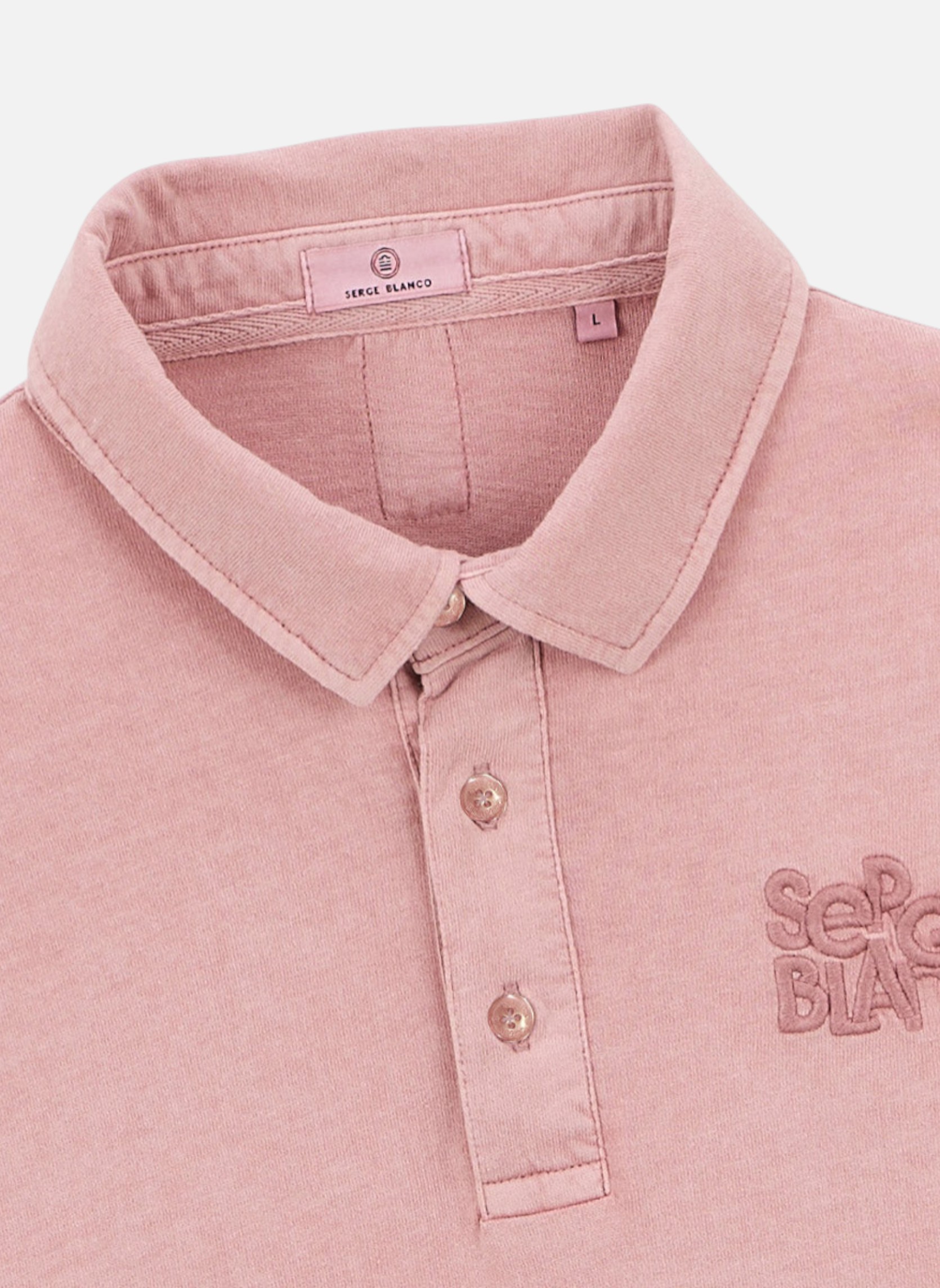 Polos Polo MC homme rose Serge Blanco Polos Polo MC homme rose Rose