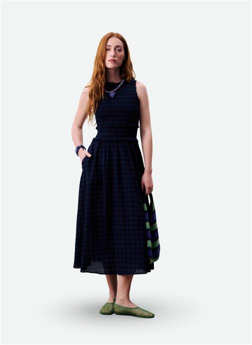 FRNCH Robes SAQUAREMA femme bleu