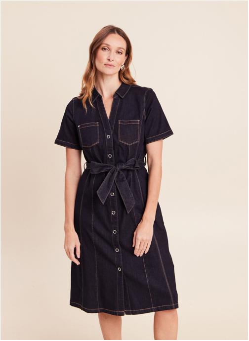 Bréal Robes ROLIJEAN femme bleu