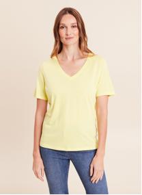 Tee-shirts TIBRICOEURF femme jaune Bréal Tee-shirts TIBRICOEURF femme jaune Jaune