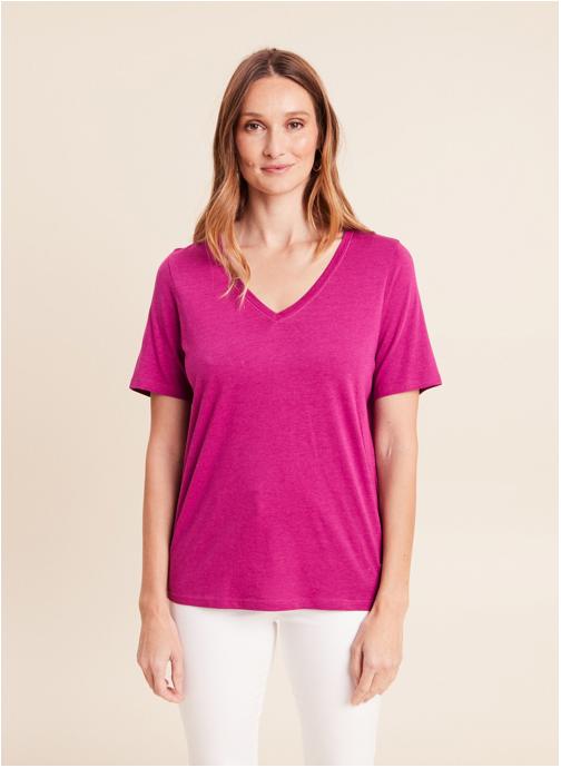 Bréal Tee-shirts TIBRICOEURF femme violet