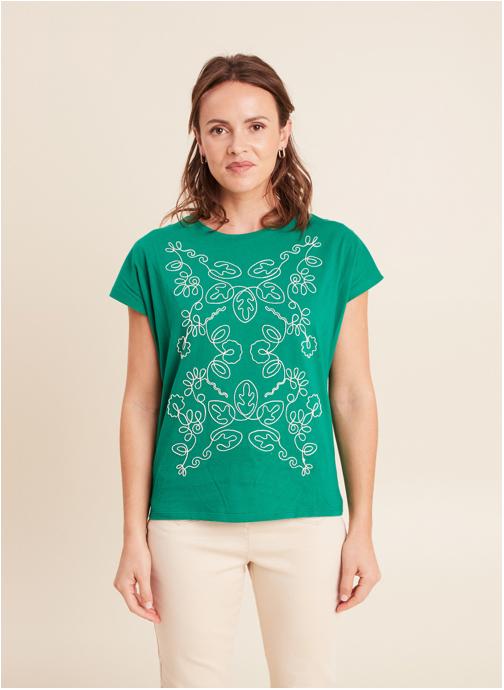 Bréal Tee-shirts TISPRORIG femme vert