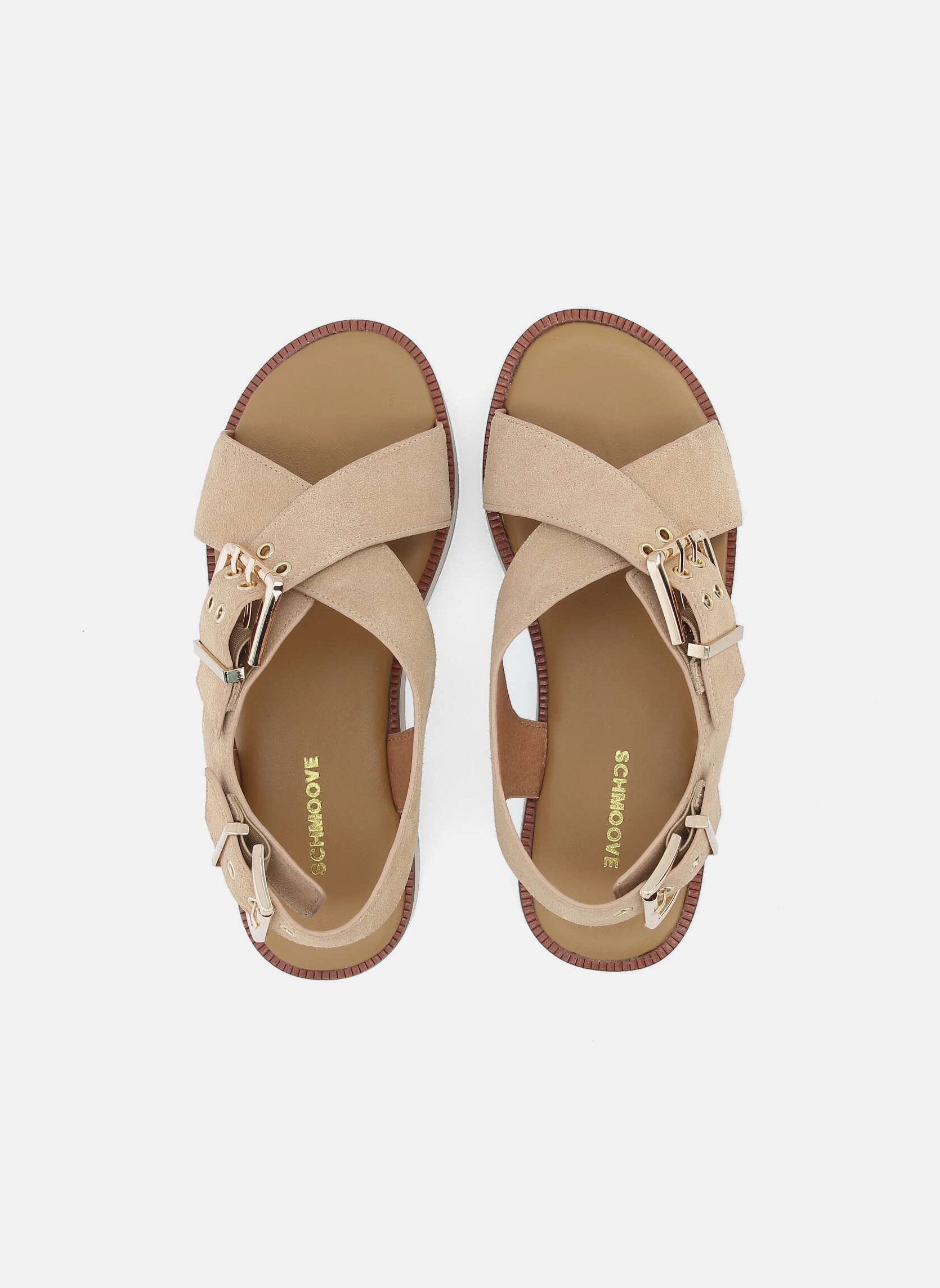 Sandales Sandales et nu-pieds SIGUI CROSS SANDAL W femme beige Schmoove Sandales Sandales et nu-pieds SIGUI CROSS SANDAL W femme beige Beige