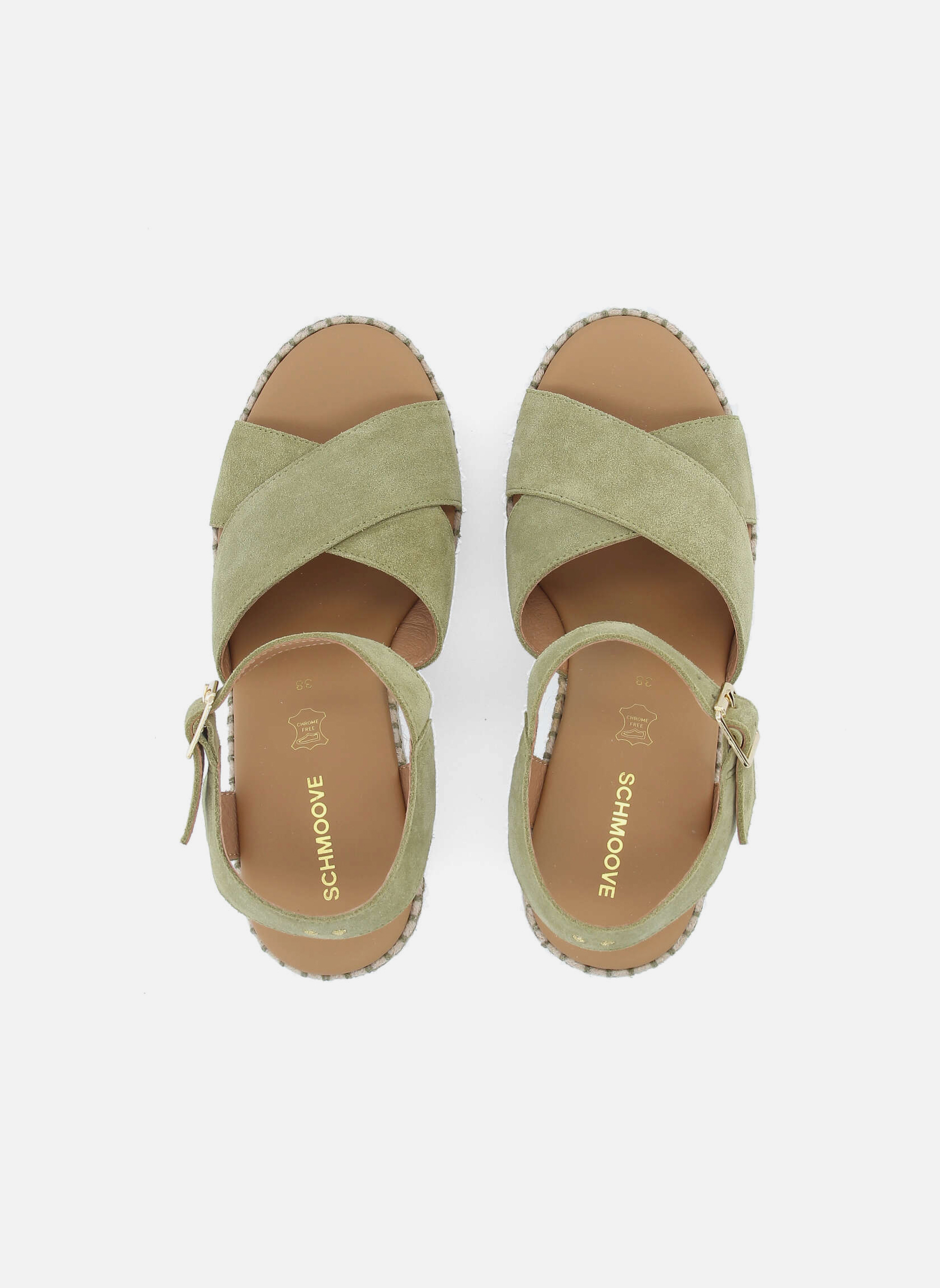 Sandales Sandales et nu-pieds MINA SANDALE W femme vert Schmoove Sandales Sandales et nu-pieds MINA SANDALE W femme vert Vert