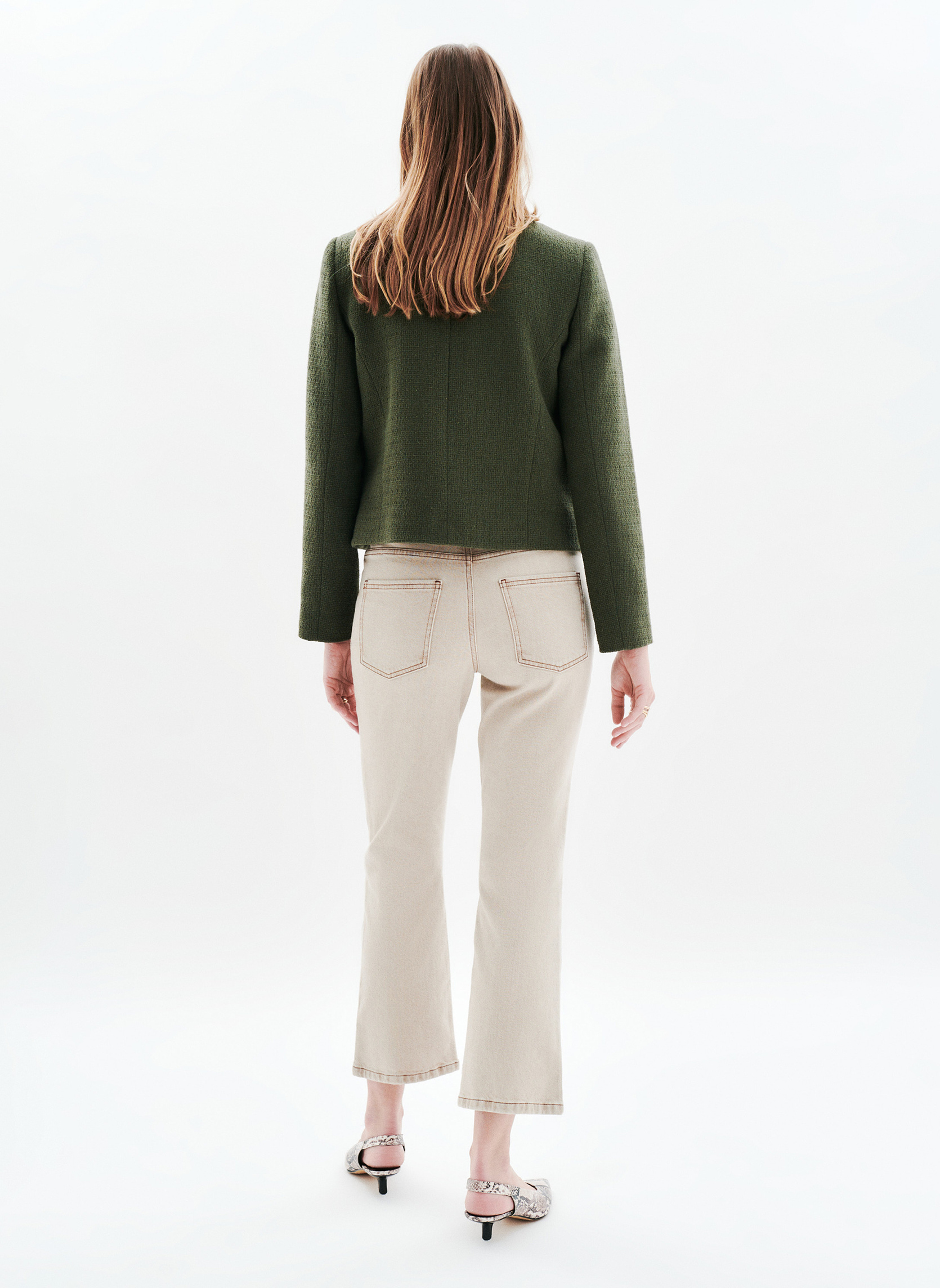 Vestes 251V-VEGETAL femme vert Caroll Vestes 251V-VEGETAL femme vert Kaki