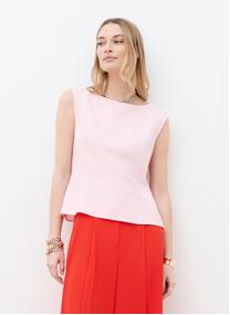 Blouses 261C-CINDY femme rose Caroll Blouses 261C-CINDY femme rose Rose clair