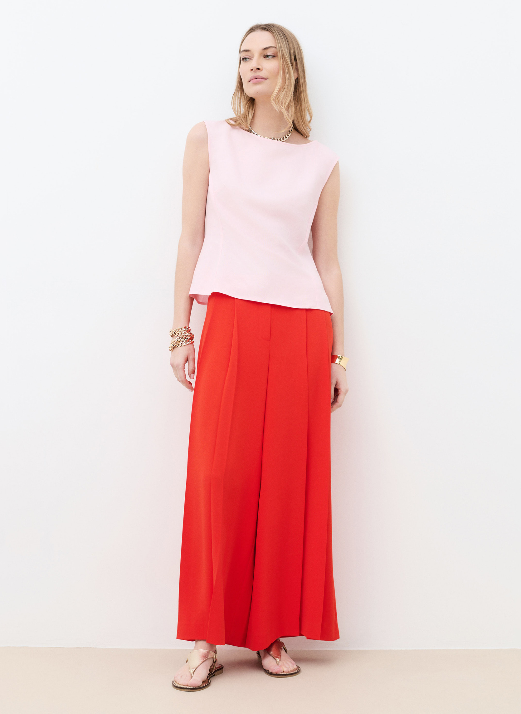 Blouses 261C-CINDY femme rose Caroll Blouses 261C-CINDY femme rose Rose clair