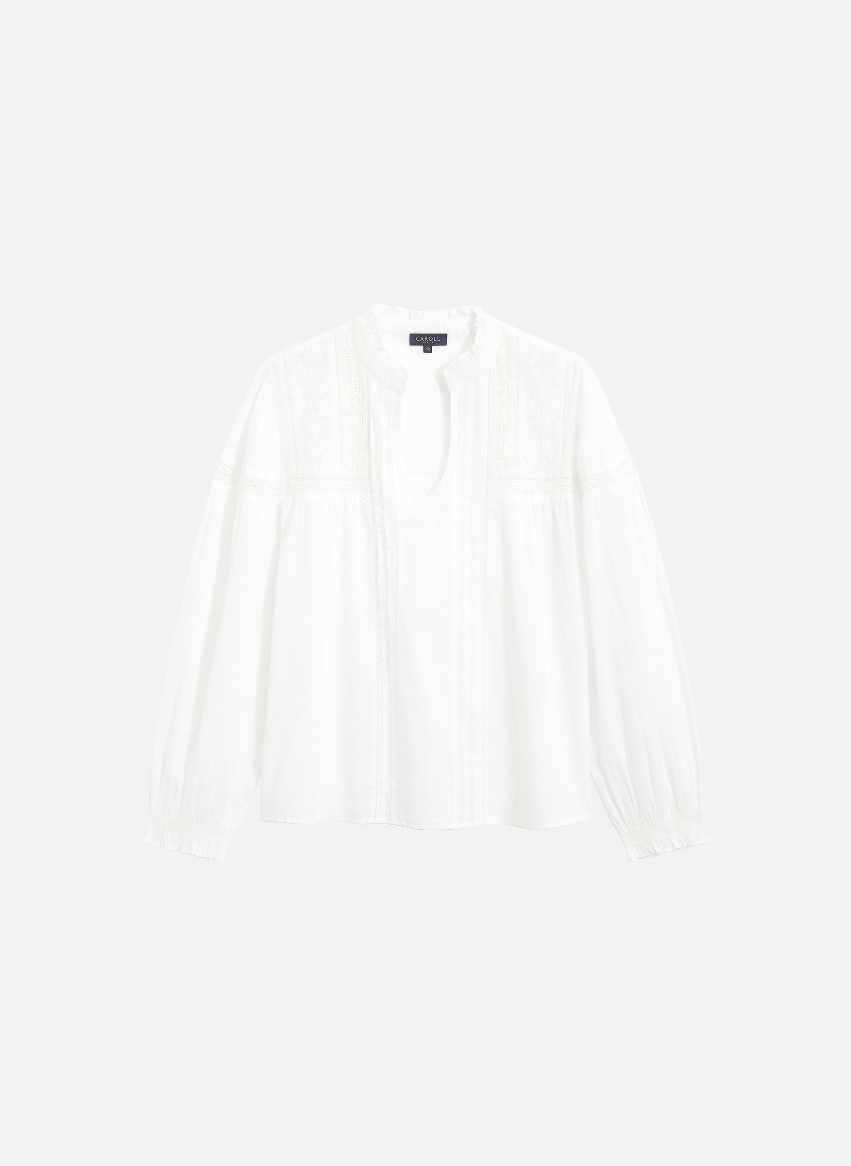 Blouses 261C-CREME femme blanc Caroll Blouses 261C-CREME femme blanc Blanc