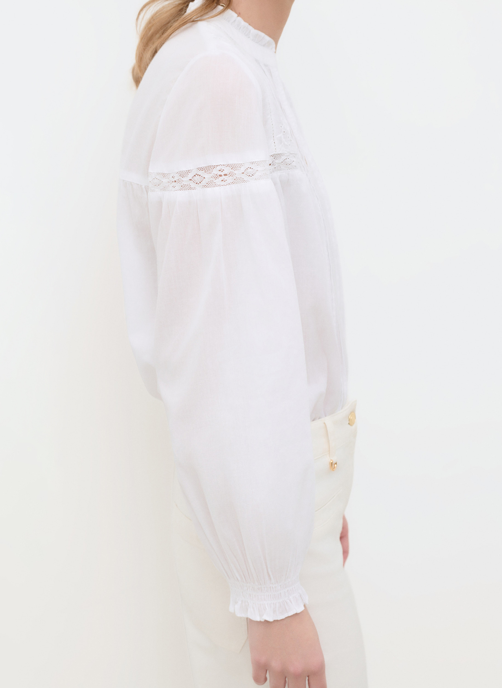 Blouses 261C-CREME femme blanc Caroll Blouses 261C-CREME femme blanc Blanc