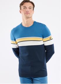 Pulls Pull 74826 marine deep/dark blue/milk homme bleu