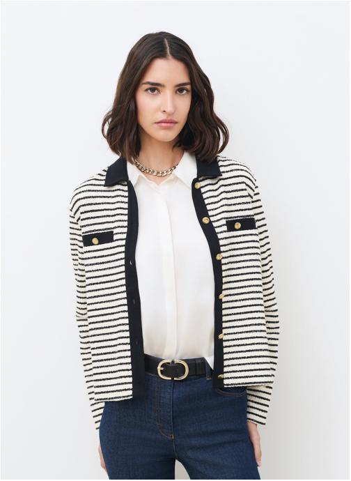 Caroll Gilets 261T-TGABRIEL femme blanc