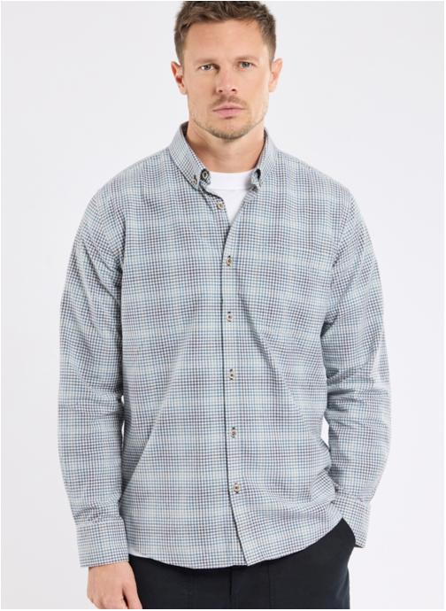 Armor Lux Chemises Chemise 75875 vichy dégradé blue homme bleu