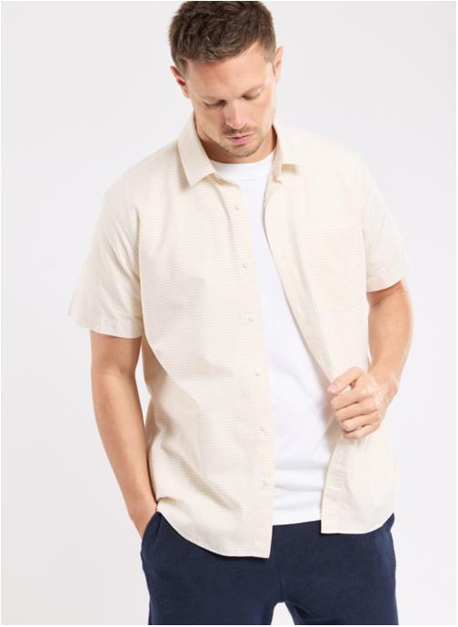 Armor Lux Chemises Chemise Heritage rayé yellow e23 homme jaune