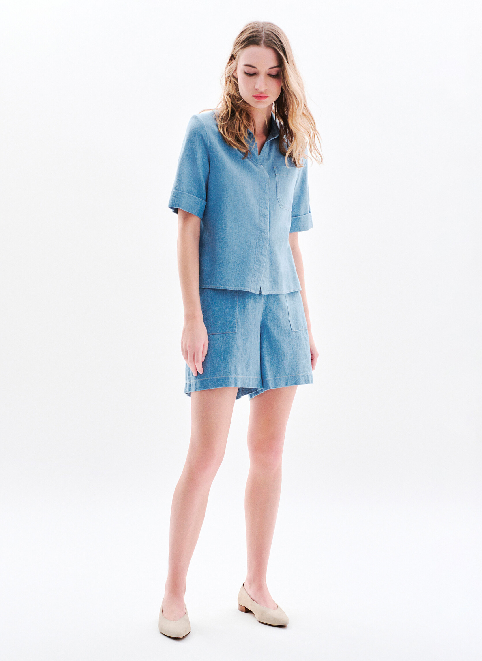 Chemises 251C-CARRIS femme bleu Caroll Chemises 251C-CARRIS femme bleu Bleu