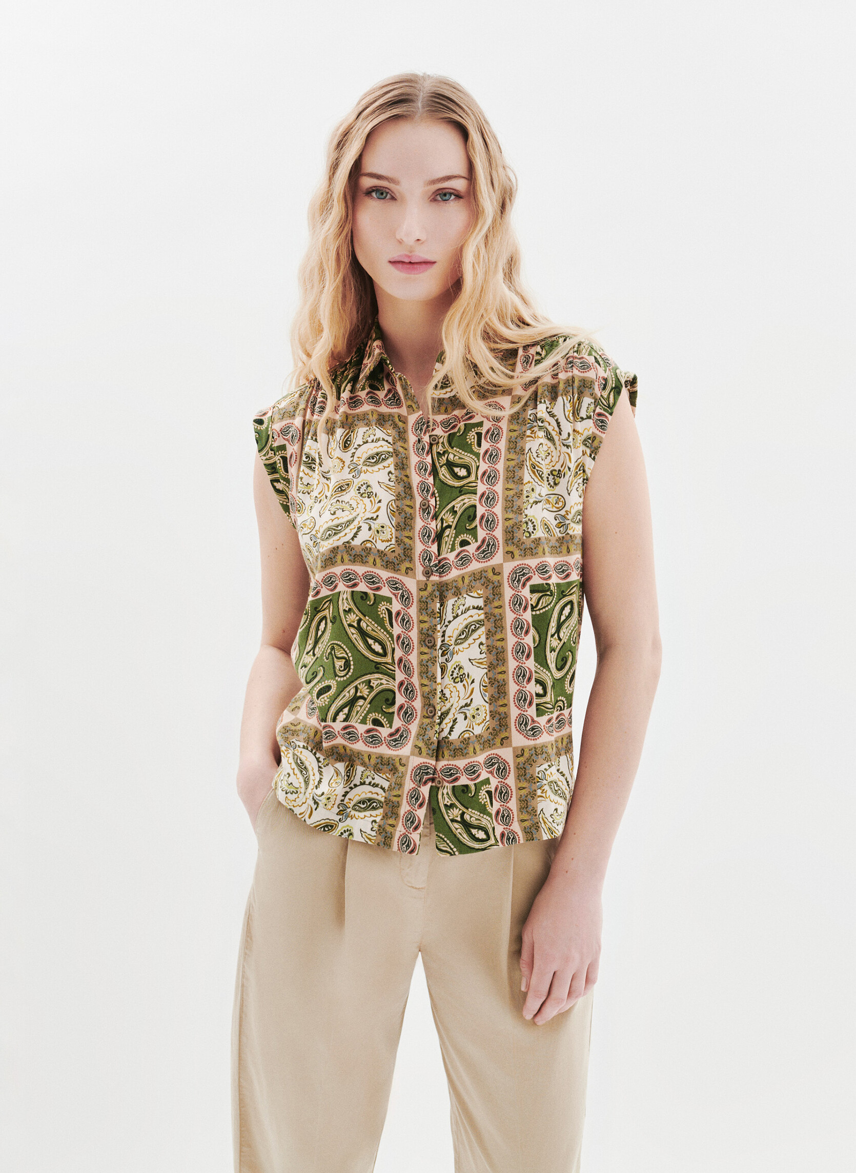 Caroll Chemises Chemises - 252C-CELORA2 femme vert | Sarenza France