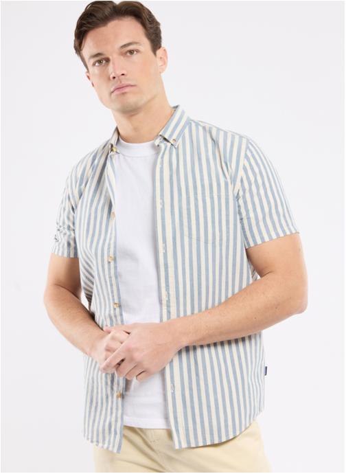 Bermudes Chemises Chemise Ersonico adriatique homme bleu