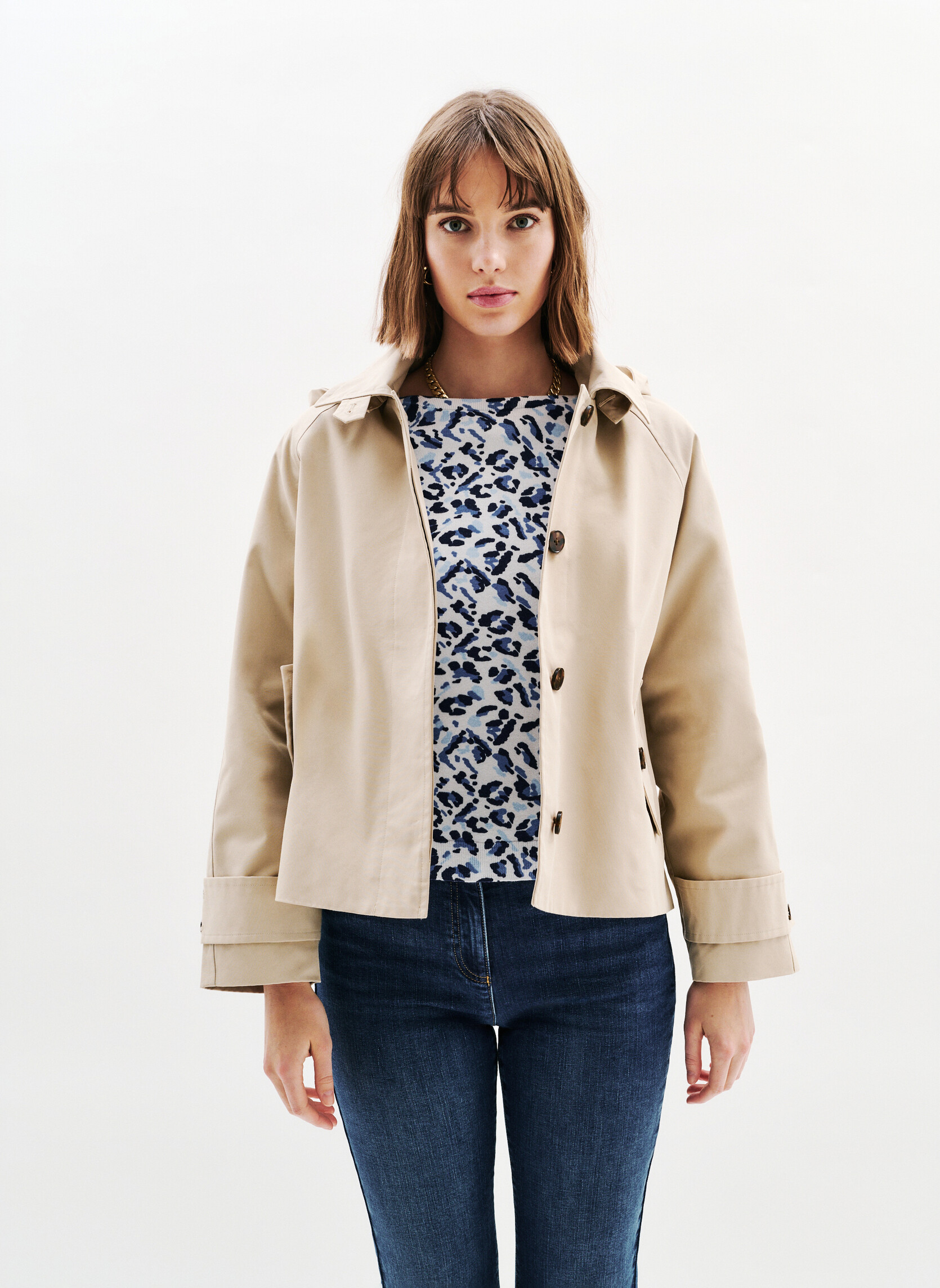 Trench-coats 251G-GAYA2 femme beige Caroll Trench-coats 251G-GAYA2 femme beige Beige