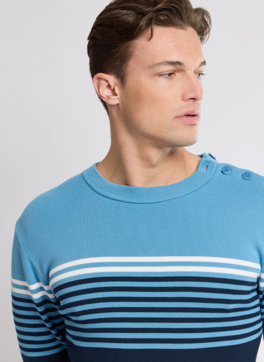 Pulls Pull 74774 marine deep/yellow e24/mil homme bleu Armor Lux Pulls Pull 74774 marine deep/yellow e24/mil homme bleu Bleu