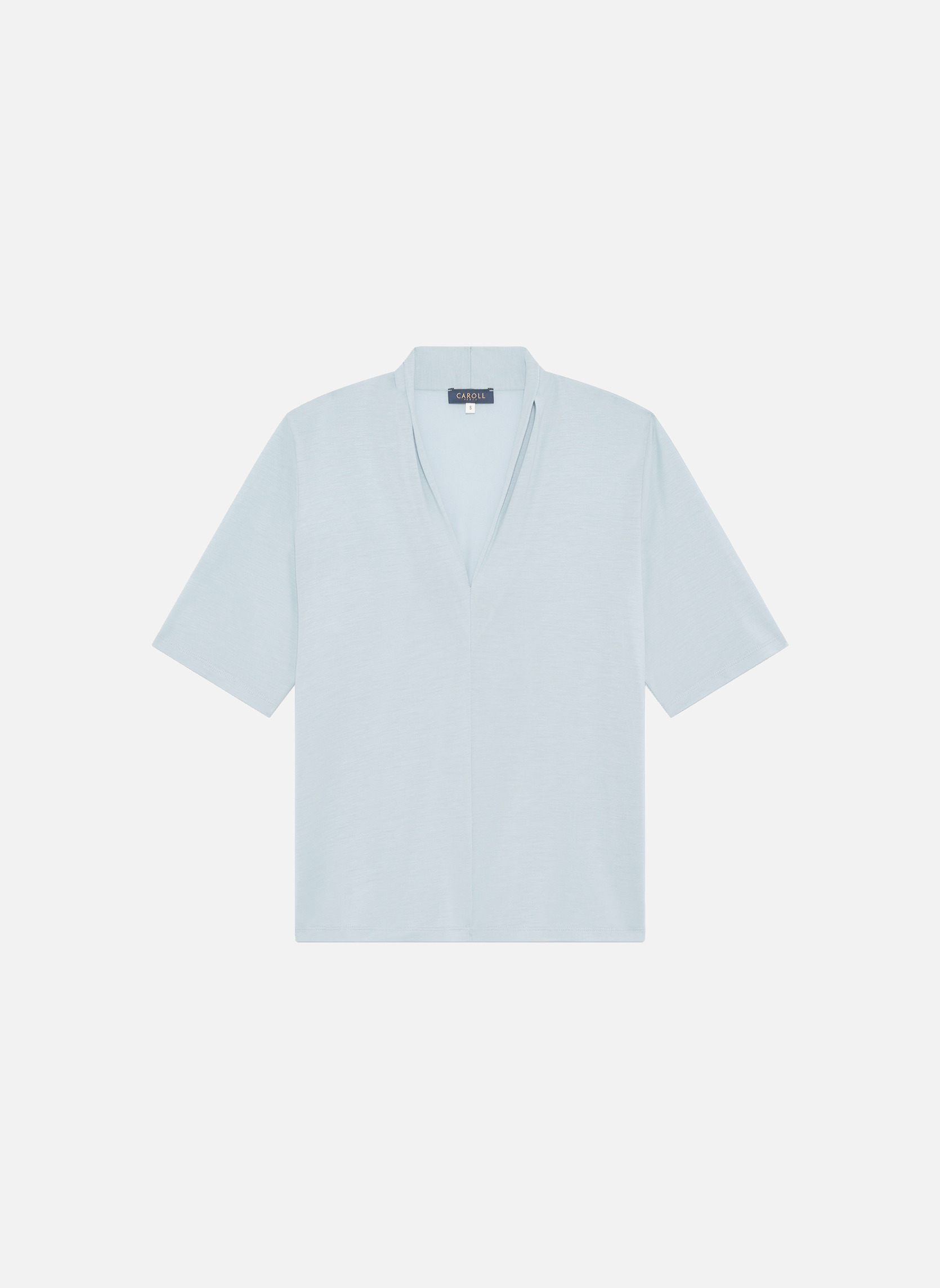 Tee-shirts 261T-TMIA femme bleu Caroll Tee-shirts 261T-TMIA femme bleu Bleu pastel