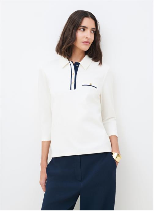 Caroll Tee-shirts 261T-TMILOU femme blanc