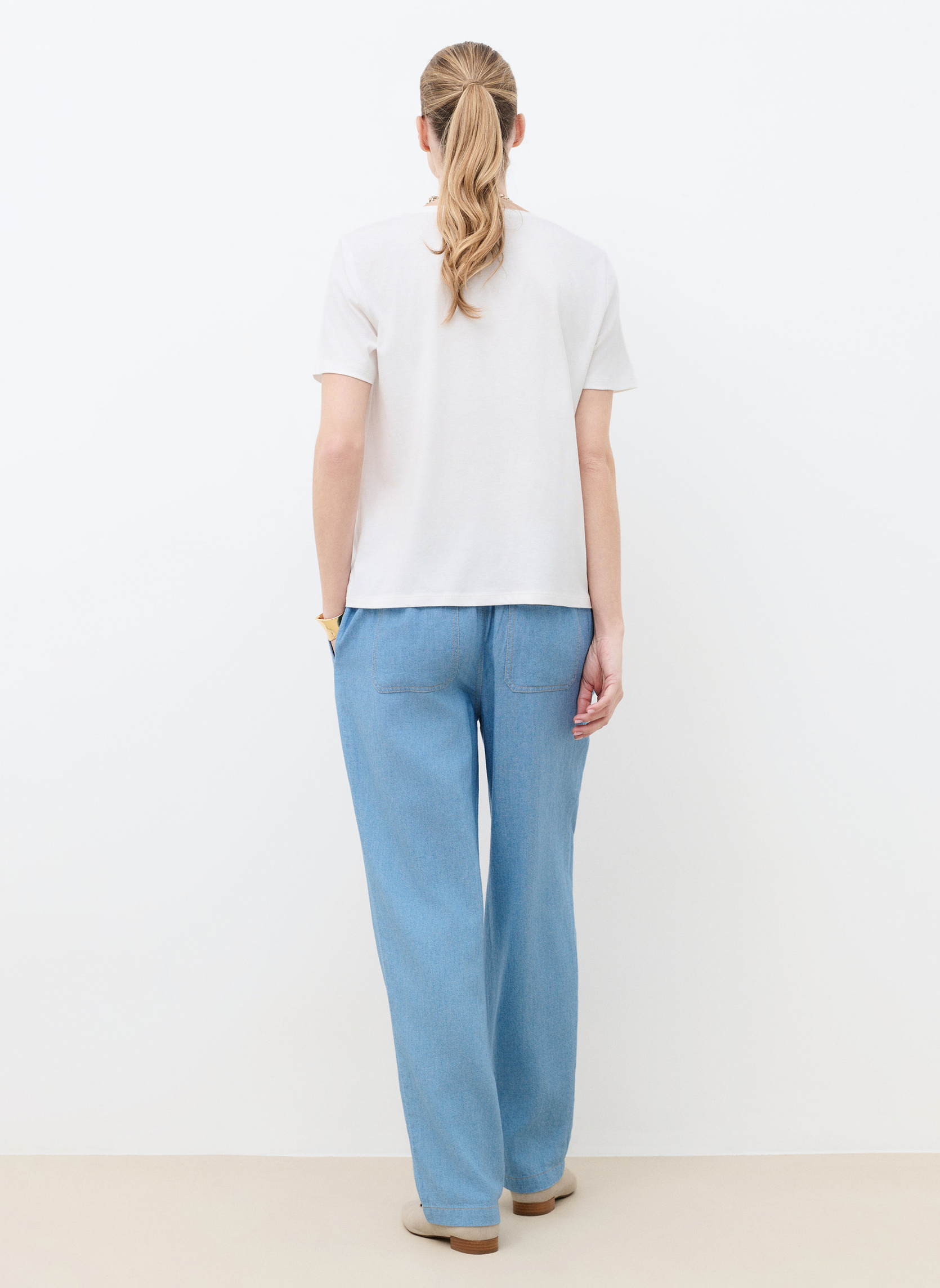 Tee-shirts 261T-TIM-RELAX femme blanc Caroll Tee-shirts 261T-TIM-RELAX femme blanc Blanc