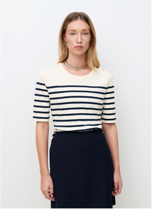 Caroll Tee-shirts 261T-TLEIADE femme blanc