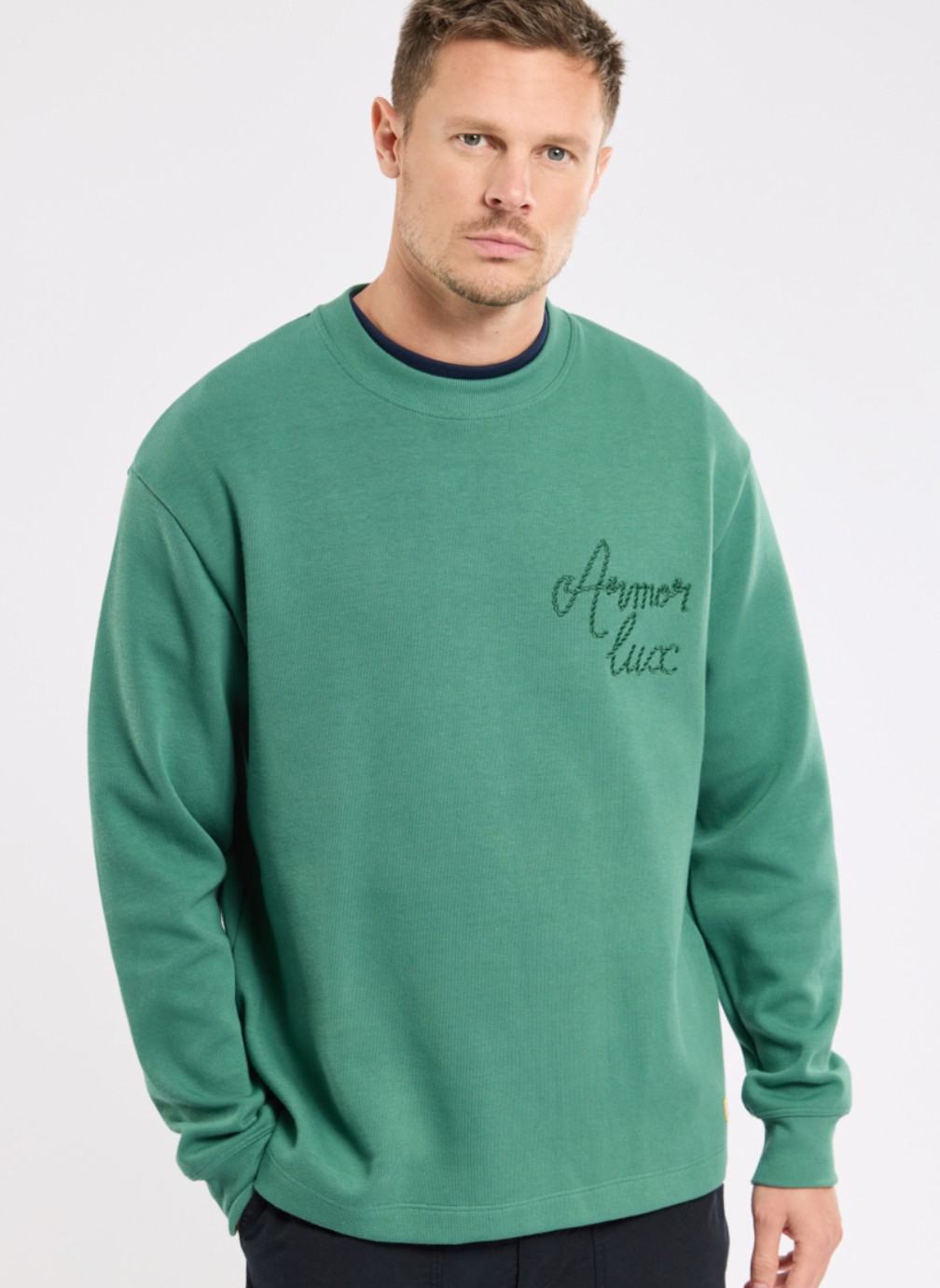 Sweats à capuche Sweat 74825 marine deep homme vert Armor Lux Sweats à capuche Sweat 74825 marine deep homme vert Vert foncé